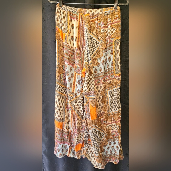 Christian Siriano New York Mixed Print Palazzo Pants - Small - Picture 4 of 8